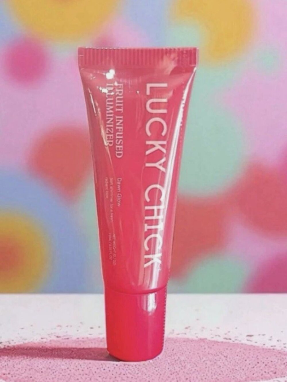 New & Sealed Lucky Chick Fruit Infused Illuminizer In DAWN GLOW 10ML/0.33FL.OZ